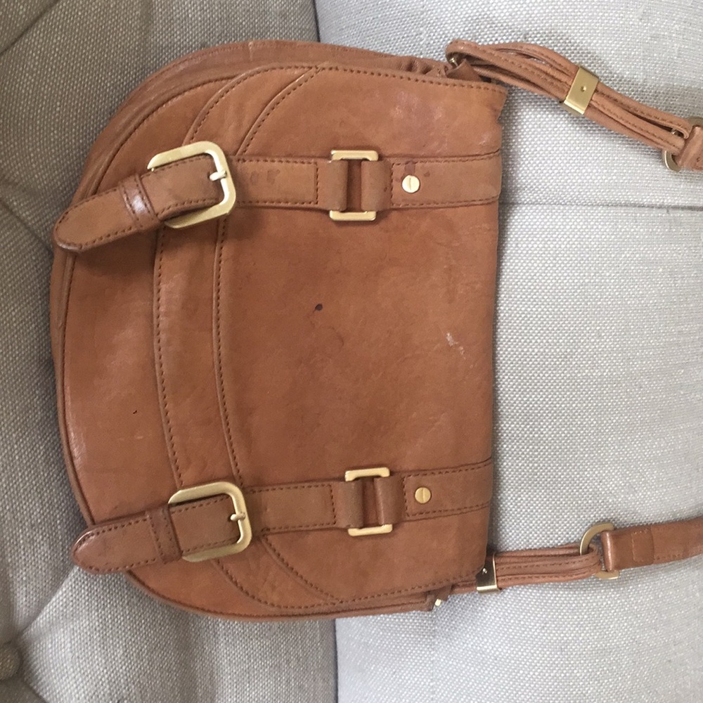 Rachel Zoe leather saddle bag